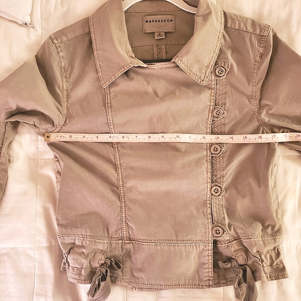 Spring Jacket - Marrakech for Anthropologie Neutral Taupe - Picture 5 of 8